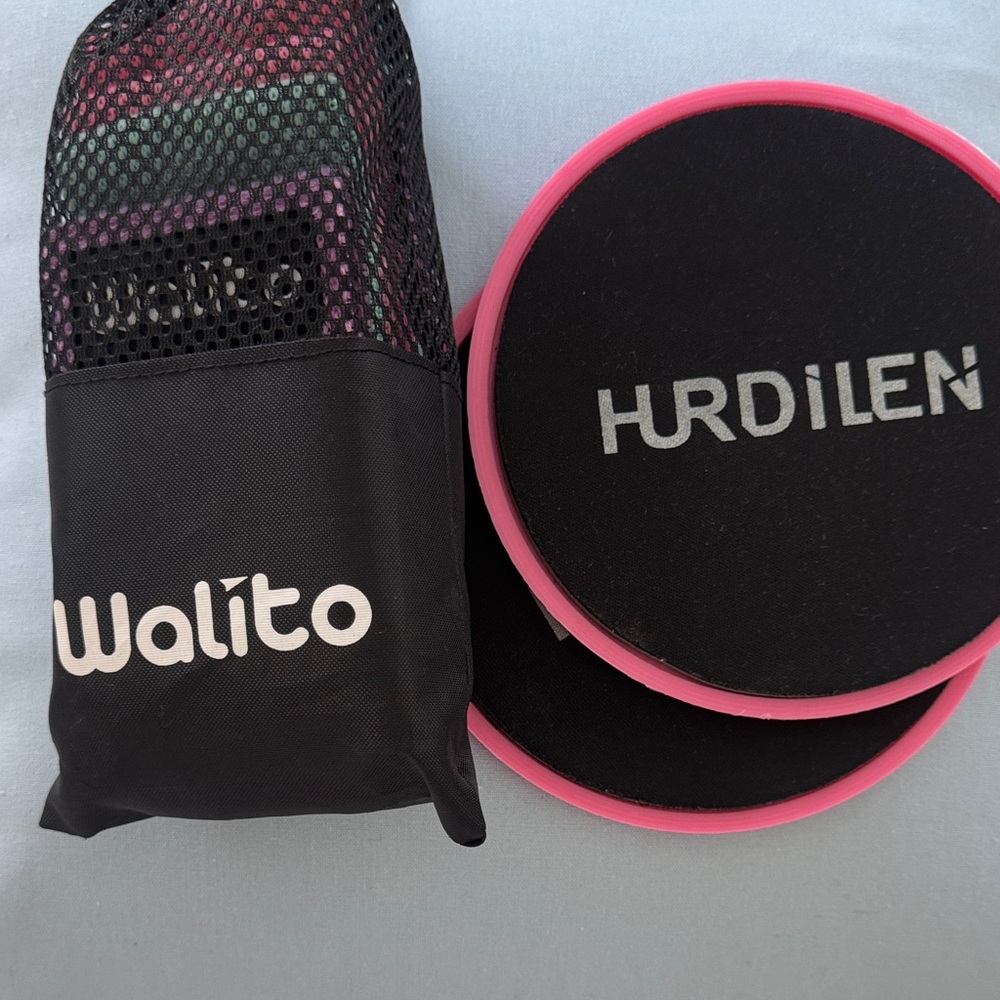 Walito Exercise Sliders with Pink Edges